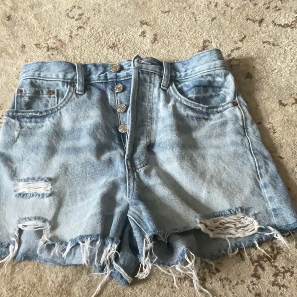 PacSun ultra high rise vintage short size 24